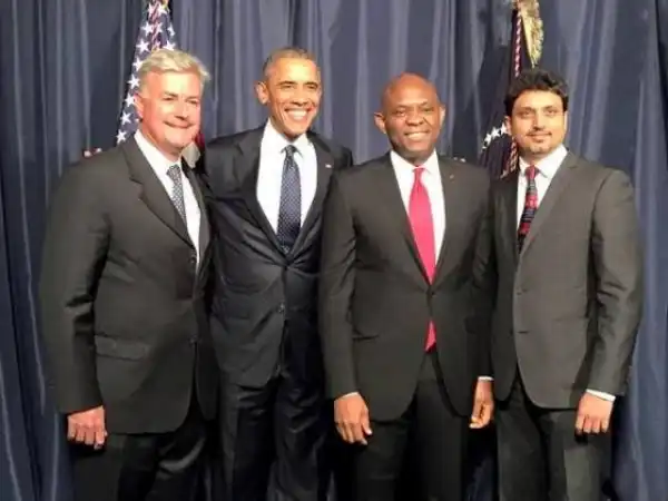 Tony Elumelu Meets President Obama In Kenya [See Photos]